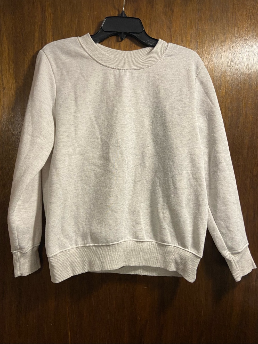 Solid Light Gray Crewneck Sweatshirt